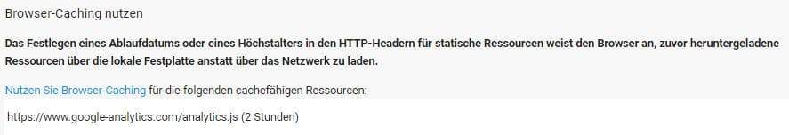 Fälschlicherweise moniertes Caching